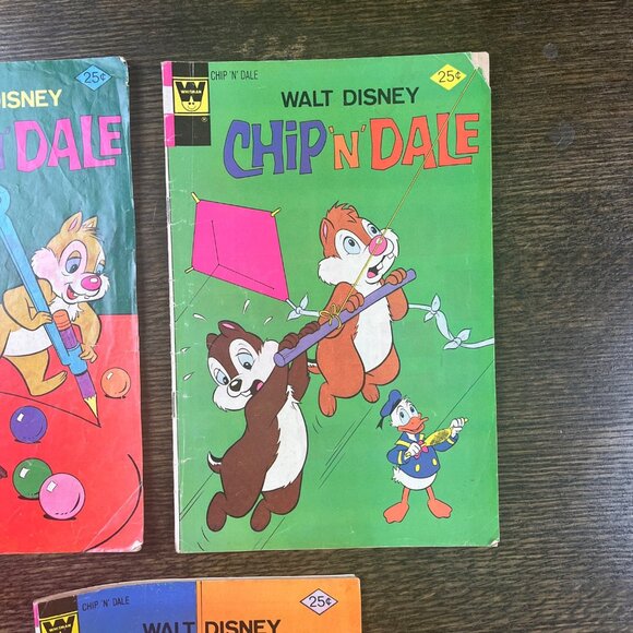 Vintage Chip 'N' Dale Comics Whitman Vintage Lot of 5 1970s Comic Books - Picture 6 of 9